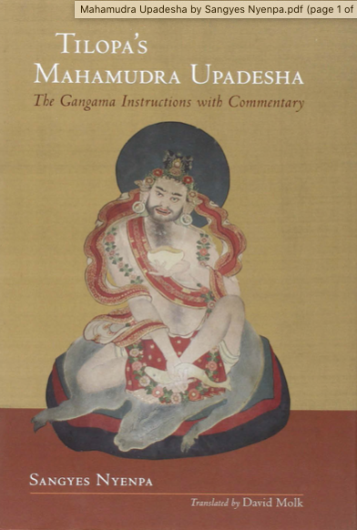 (image for) The Ganges Mahamudra of Sangyes Nyenpa (PDF) - Click Image to Close